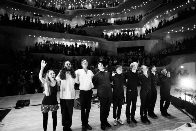 Watch: Efterklang debut new album 'Altid Sammen' live at the iconic Elbphilharmonie concert hall